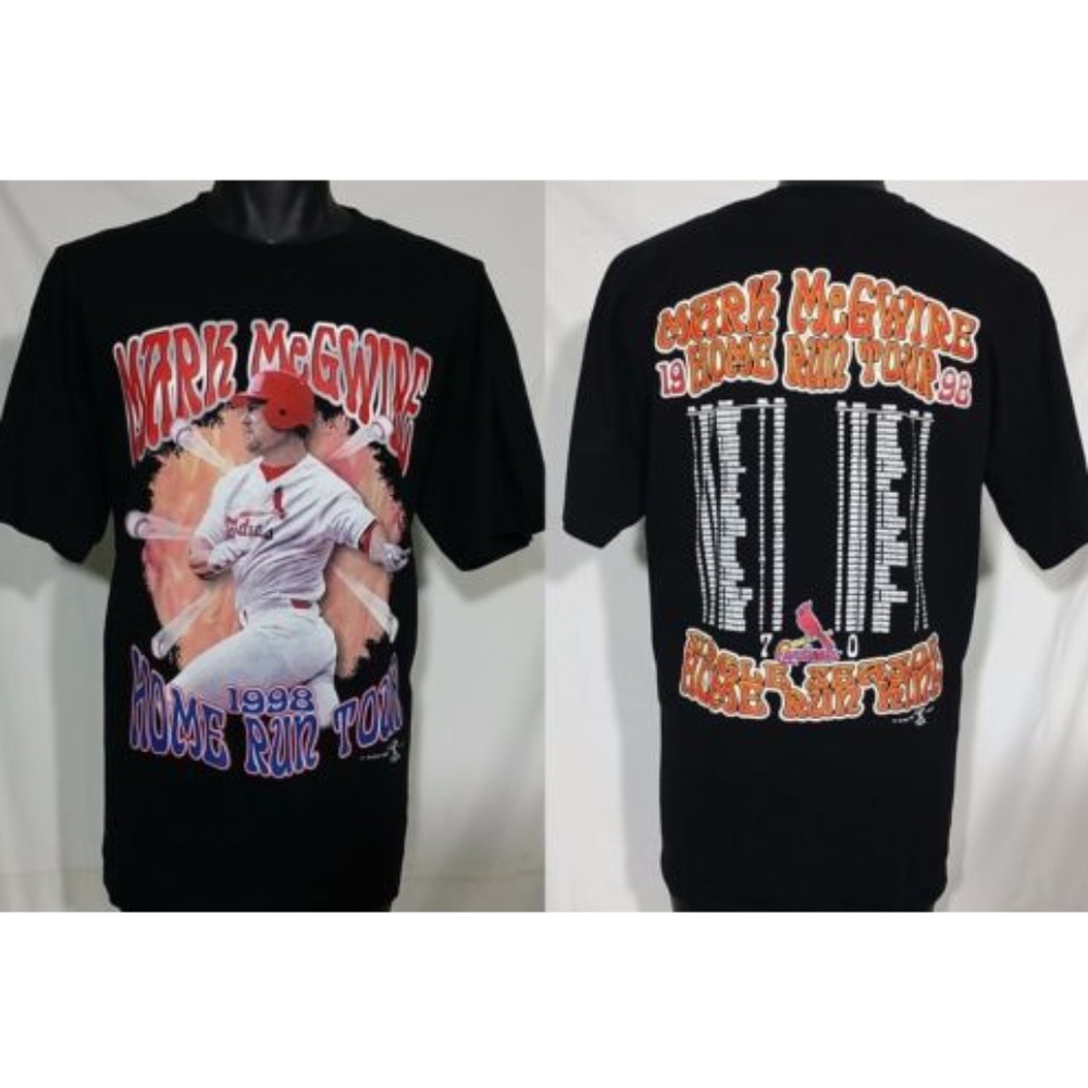 Mark McGwire 1998 Home Run Tour Black Tee